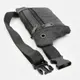 Мужская кожаная сумка на пояс Borsa Leather K1ky614bl-black