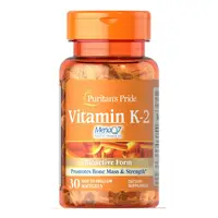 Витамины и минералы Puritan's Pride Vitamin K-2 (MenaQ7) 100 mcg, 30 капсул