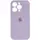 Cиликоновый чехол для iPhone 14 Pro - Full Camera с микрофиброй (Лого), Purple