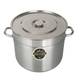 Кастрюля с крышкой Bohmann BH-4124-30 30 л 40х25 см серебристая