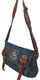 Женская сумка через плечо Fashion jeans bag синяя