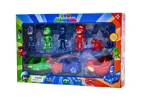 Игровой набор Yufeng Герои в масках с транспортом 4 фигурки. Multicolor (6717)