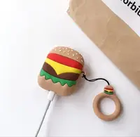 Чехол для AirPods 2/1 series, силикон, Burger
