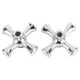 Ручка 1/2" для двухвентильного смесителя (55A) 2шт в комплекте AQUATICA (XL-2442)