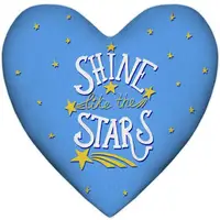 Подушка сердце Shine like the stars 37x37 см (4PS_WOL027)