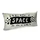 Подушка для дивана бархатная Space 50x24 см (52BP_UNI011_WH)