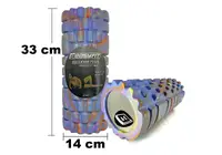 Массажный ролик EasyFit Grid Roller 33 см v.1.1 Multi Синий
