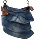 Женская джинсовая сумка Fashion jeans bag синяя