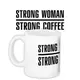 Кружка с принтом Strong woman Strong coffee 330 мл (KR_20F017)