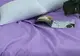 Простынь-покрывало пике 200х235 см. Клетка сиреневая Pike-014e