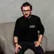 Свитшот "В активном пох*е" унисекс, Черный, XXL, русский