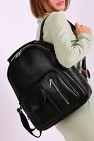 Рюкзак женский черный код 7-9020