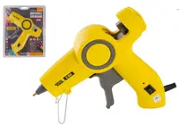 Пистолет клеевой MASTERTOOL Капля-Стоп Ø 11,2, мм 200Вт/220В/50Гц, 10 г/мин, 2 t-режима LED-индикатор. Yellow (42-0515)