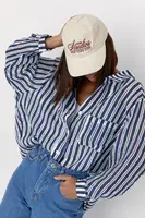 Класична сорочка у смужку - темно-синій цвет, ONE SIZE