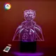 3D ночник "Котаро Бокуто" (УВЕЛИЧЕННОЕ ИЗОБРАЖЕНИЕ)+ пульт ДУ + сетевой адаптер + батарейки (3ААА)  3DTOYSLAMP