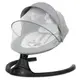 Шезлонг-качели 2в1 Kidwell LUXI Dark Melange/Black
