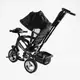 Детский велосипед 3-х колесный BestTrike 6588 поворотное сиденье фара музыкальная. Black (165669)