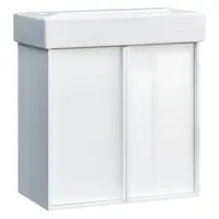 083055W QUADRA Тумба 55 біла глянцева з умивальником (1 сорт)