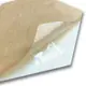 Декоративный самоклеящийся шестиугольник 3D белый 200x230мм 1104
