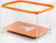 Манеж "Собачка", прямоугольный, мягкое дно, евросетка, без ручки. Orange (147273)