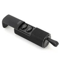 Колонка портативная с навушниками Bluetooth T&G TG807 black черная
