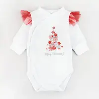 Новорічний дитячий набір з фатином Merry Christmas silver