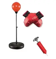 Боксерский набор Sport Set ZG0-469 груша перчатки насос. Black and Red (163058)