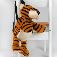 Рюкзак детский Попелюшка Тигр меховый 41см (ZL403)