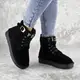 Угги женские Fashion Ricardo 2234 41 размер 25,5 см Черный