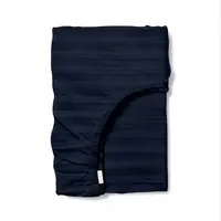 Простыня сатин на резинке для коляски и люльки 40x80 NAVY