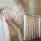 Тюль органза с вышивкой "ЕС Mix". Цвет коричневый. Код 979т