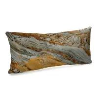 Подушка для дивана бархатная Горная река 50x24 см (52BP_JOY002)