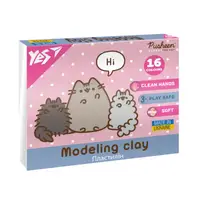 Пластилин YES Pusheen 540694 16 цветов 320 г