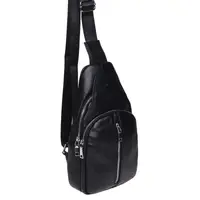 Мужской кожаный рюкзак через плечо Keizer K1153-black