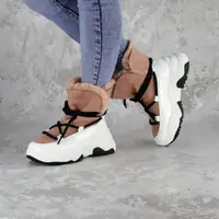 Черевики жіночі зимові Fashion Freddy 2274 36 розмір 23 см Рожевий