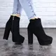 Ботинки женские Fashion Dorf 2123 39 размер 25 см Черный