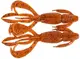 1551-10-70 Силикон Keitech Crazy Flapper 4.4" ea#13 spicy mustard/blue