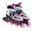 Детские ролики 422-М Best Roller, размер 34-37, стелька 21.5-24 см, колеса d - 7 см. Pink (151226)