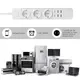 Wifi розетка умная на 3 штекера + 4 USB порта 2500 Ватт Zeoota PS022, Iphone & Android App