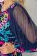 Платье свободного кроя, цвет сине-розовый, 186R510