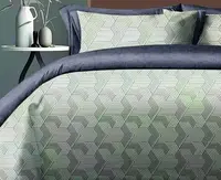 Постільна білизна євро Versailles Класичні візерунки VS-BM2.5-101 200х230 см сіра
