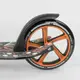 Самокат двухколесный Best Scooter 750 c ручным тормозом PU колеса. Black and Orange (88917)