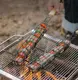 Решетка гриль узкая с высоким бортиком для овощей 49х5 см