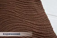 Чохол на диван жаккардовий без спідниці Volna коричневий
