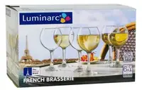 Набір келихів French Brasserie для вина 210мл .P Luminarc H9451