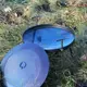 Сковорода-борона с крышкой и съемными ручками для пикников