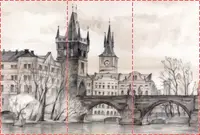 Фотошпалери текстуровані, вінілові Мости, 250х380 см, fo01inV_br00131