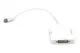Кабель-переходник PowerPlant mini DisplayPort (Thunderbolt) – DisplayPort, HDMI, DVI 0.2 м