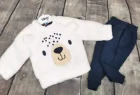 Утепленный костюм Bear белый 1505, размер 86