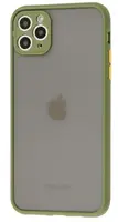 Чехол для iPhone 11 Pro Max - Goospery Matte Case, Green (Камера закрытая)